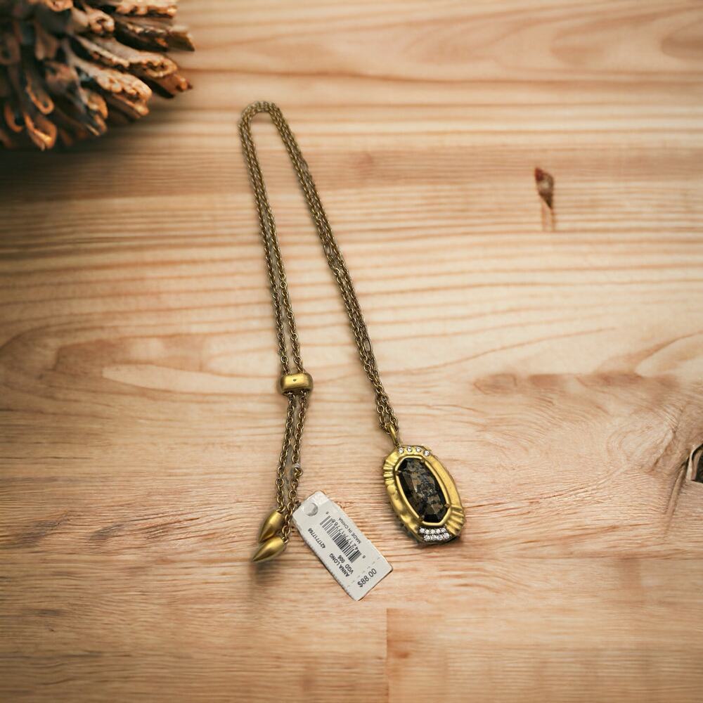 NWT! Kendra Scott Anna 14K Goldplated Pendant Necklace - Picture 5 of 6